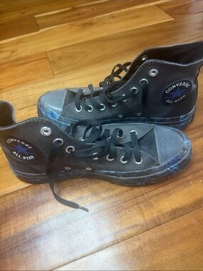 Converse Unisex All Star High Top Sneakers - Black/Blue